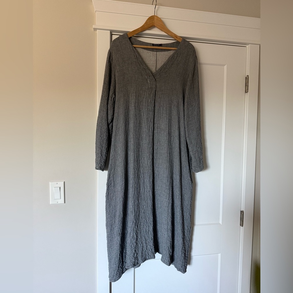 Grizas Blue Grey Long Sleeve Dress/Tunic